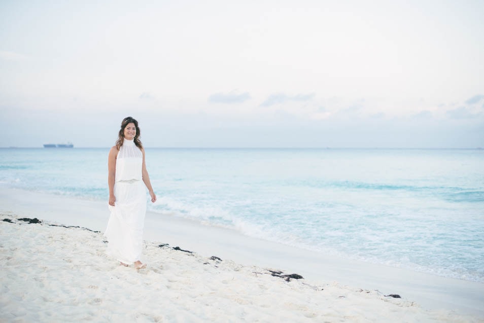 Strand Hochzeitskleid am Meer