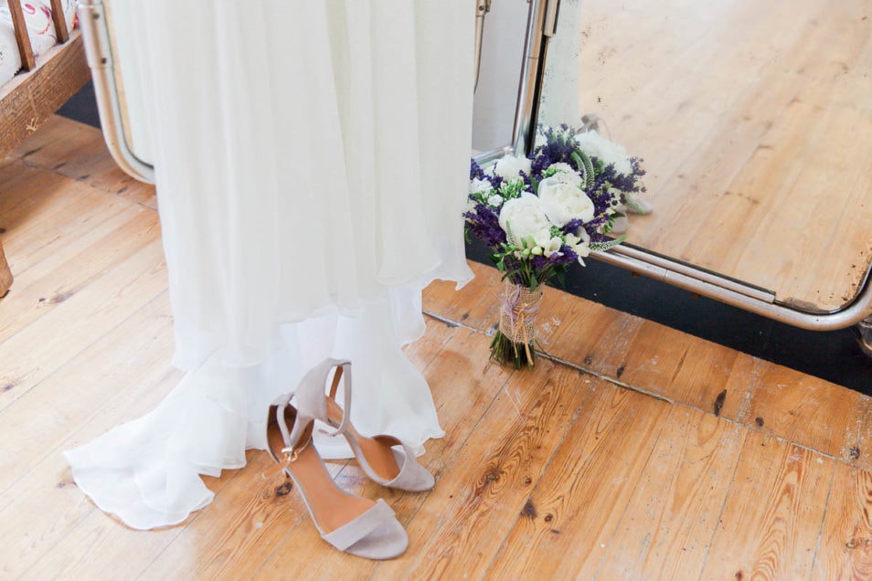 Schuhe passend zum Brautkleid