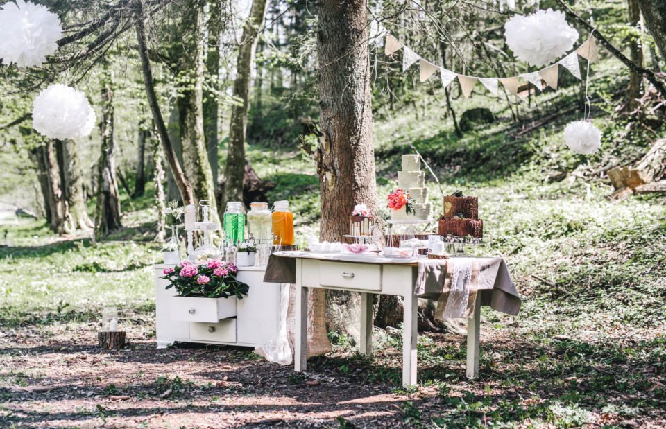 Sweet Table im Wald