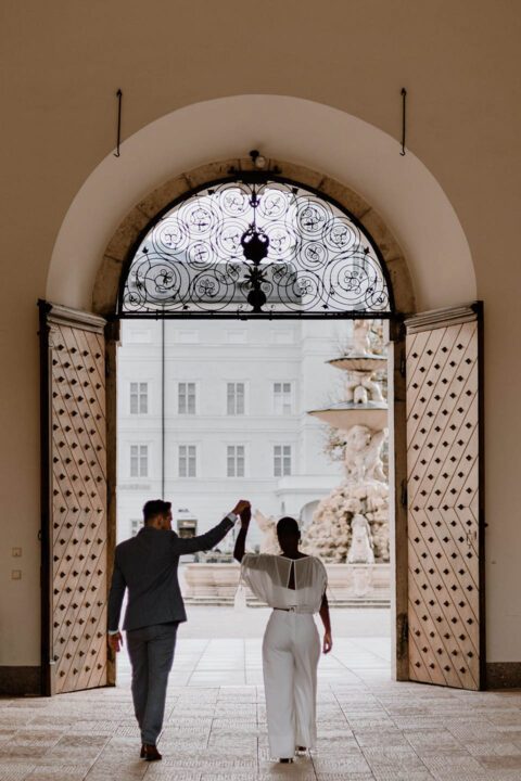 Brautpaar in Salzburg