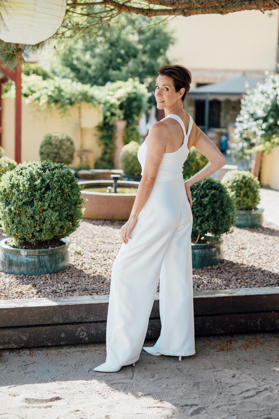 High waist Hochzeitshose