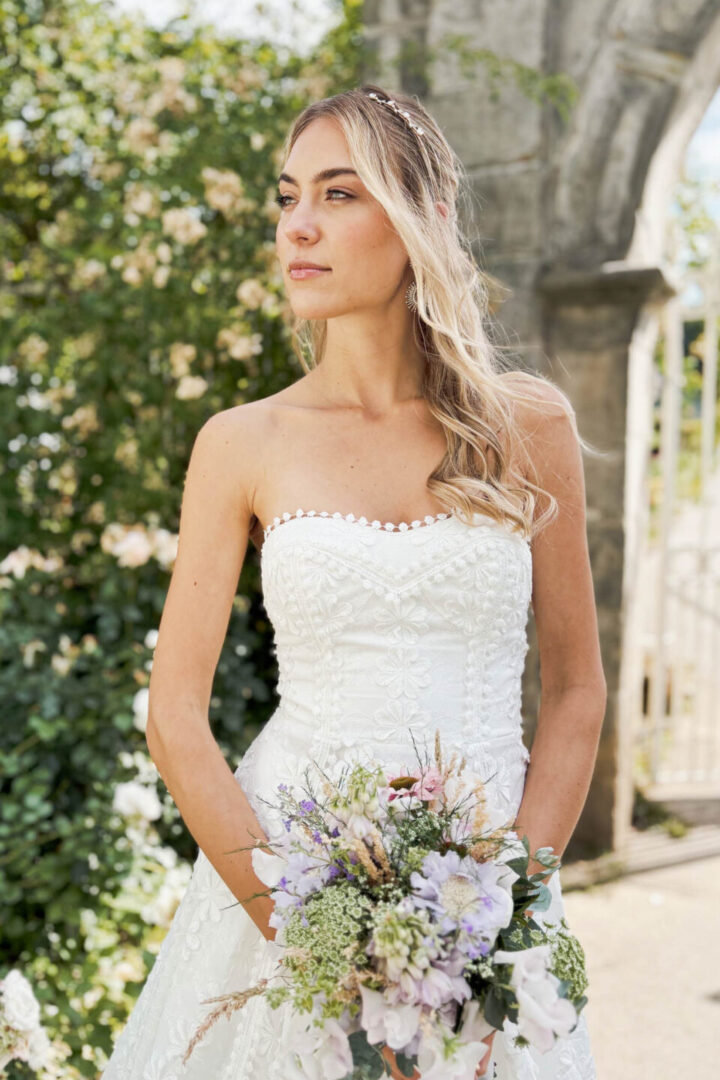 Brautkleid mit Corsage
