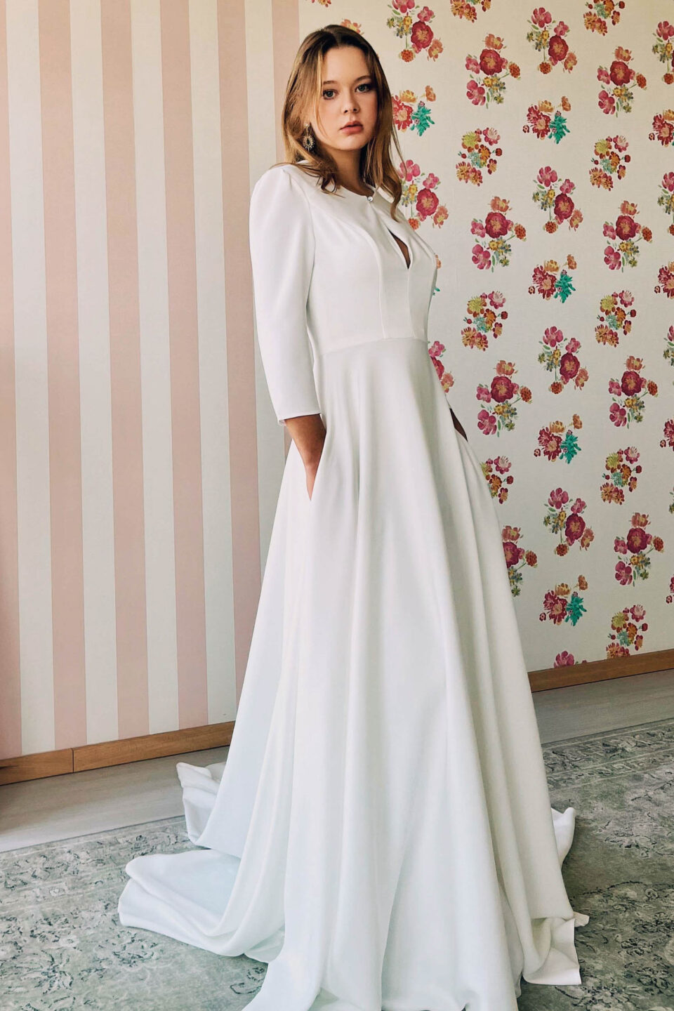 Royales Brautkleid mit Taschen